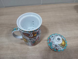 Taza de porcelana para infusiones