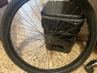 Sillín y tija bicicleta