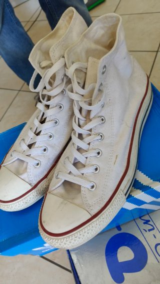 Converse All Star Scarpe Uomo Bianche