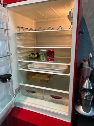 Nevera Smeg Roja