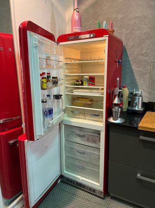 Nevera Smeg Roja
