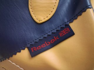Bolso Reebok Piel Genuina Amarillo y Azul