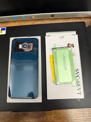 Samsung S8+ Tapa Trasera Rosa y Batería