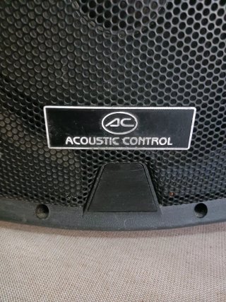 Altavoz Acoustic Control Amplificado + 2 Micrófono