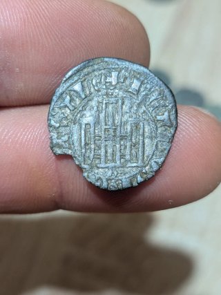 Moneda Medieval Pedro I Cornado Burgos