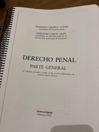 Derecho penal parte general