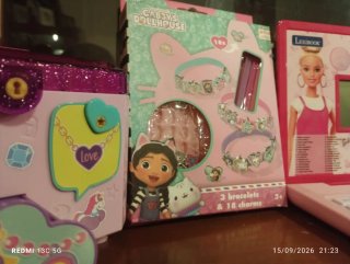 Lote 4 giochi Barbie, Gabby, Top Model