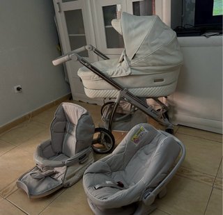 Carro Bebecar con Silla y Maxicosi