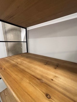 Estantería diseño madera y metal