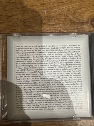 Madonna GHV2 Megamix CD