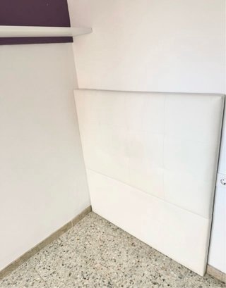 Cabecero Cama Polipiel Blanco 90cm