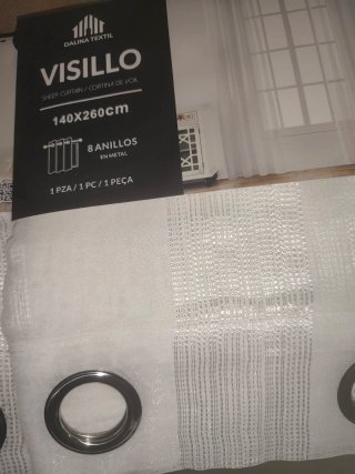 Confezione di 2 tende Dalina Textil bianche 140x260cm