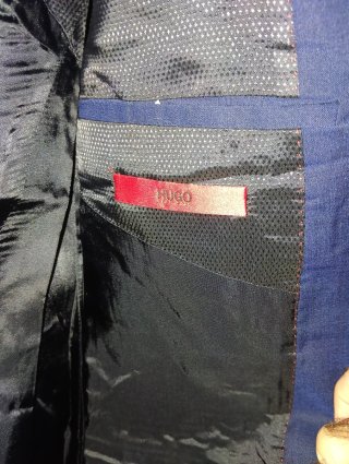 Americana Hugo Boss azul hombre