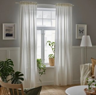 Cortinas Ikea Blancas Tela