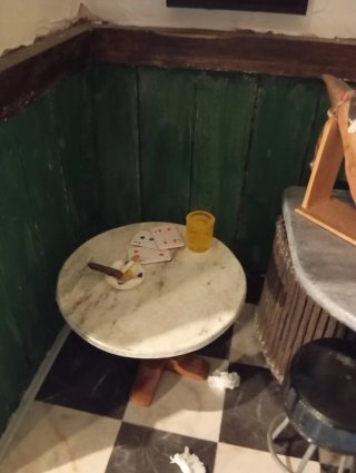 Casa de muñecas miniatura