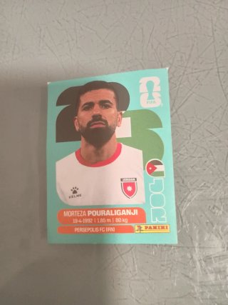 Cromo Panini JOR 11 Morteza Pouraliganji