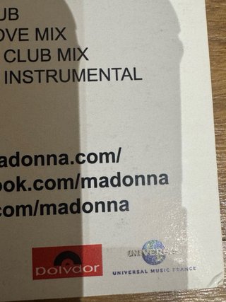 Madonna Bitch I'm Madonna The Remixes CD Promo