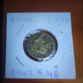 Moneda 1 peseta Franco