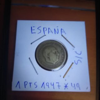 Moneda 1 peseta Franco