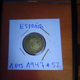 Moneda 1 peseta Franco