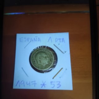 Moneda 1 peseta Franco