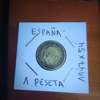 Moneda 1 peseta Franco