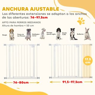 Barrera seguridad mascotas