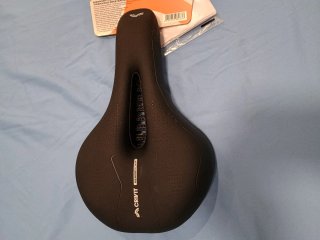 Sillín antiprostatico Memory soft para bicicleta