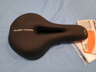 Sillín antiprostatico Memory soft para bicicleta