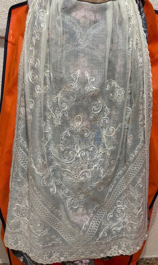 Manteletas Fallera Niña Plata