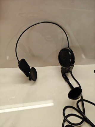 Auriculares vintage telefonista centralita