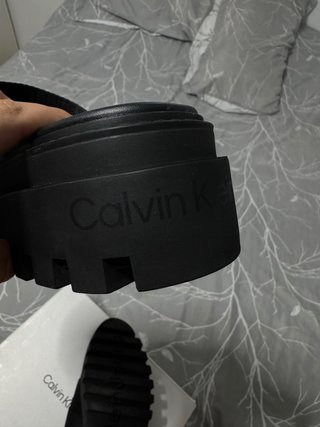 Sandalias Calvin Klein Negras Plataforma