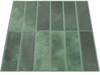 Pack 10 Azulejos Adhesivos Pared Verde