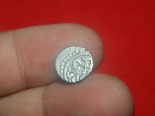 Moneda Plata Árabe Medieval 1.1g