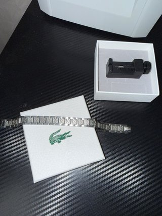 Pulsera Lacoste Plata