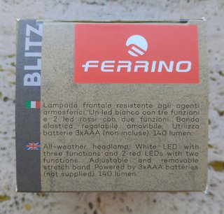 Lampada frontale Ferrino