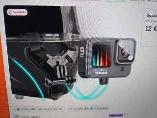Soporte Cámara Casco Moto Bici GoPro