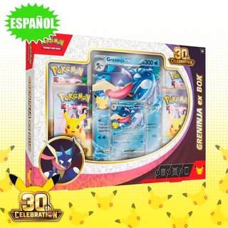 Caja Pokémon Greninja EX 30th Celebration Español