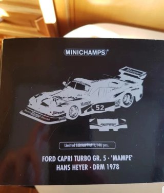 Ford Capri Turbo GR.5 MAMPE DRM Minichamps 1/18