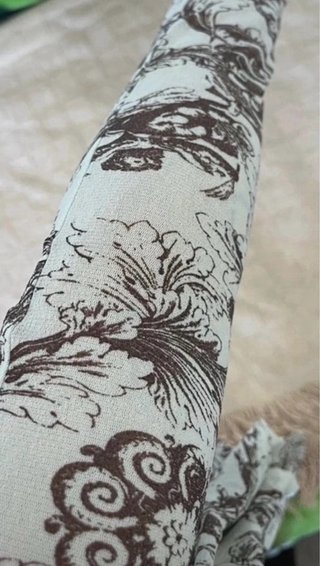 Top vintage Ricardo Miñana estampado barroco T.38