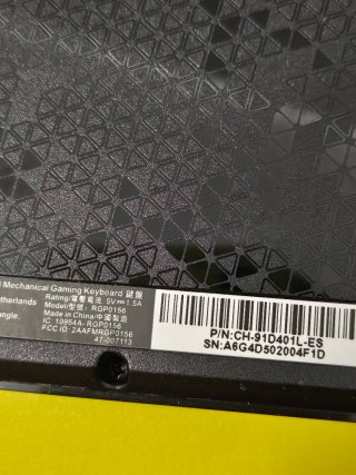 Corsair K65 PLUS Inalámbrico 75% Mecánico 004F1D
