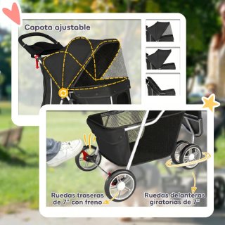Carrito para perros pequeños