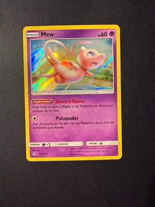 Carta Pokémon Mew Holográfico