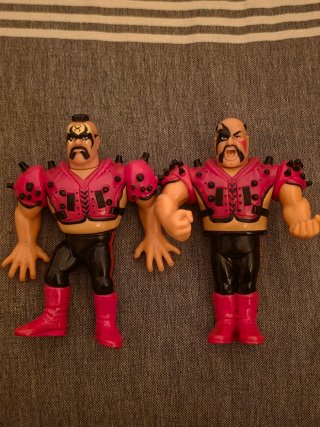 Lote 9 Figuras Pressing Catch WWF Hasbro Años 90