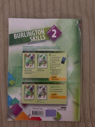 Libro de ingles, burlington skills 2º de bachiller