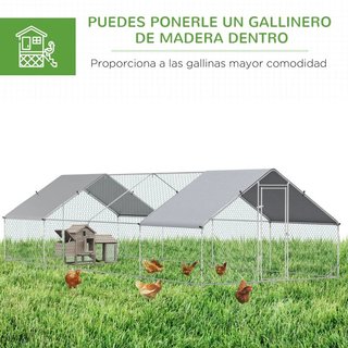 Gallinero Metálico