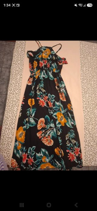 Vestido largo floral