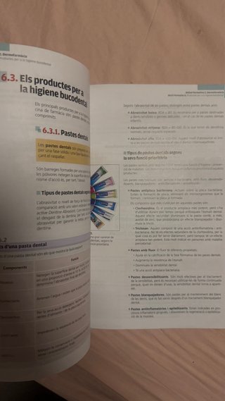 Libro Dispensació de productes parafarmacèutics