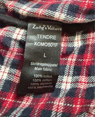 Camisa Zadig & Voltaire cuadros