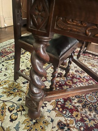 Mesa extensible roble + 4 sillas